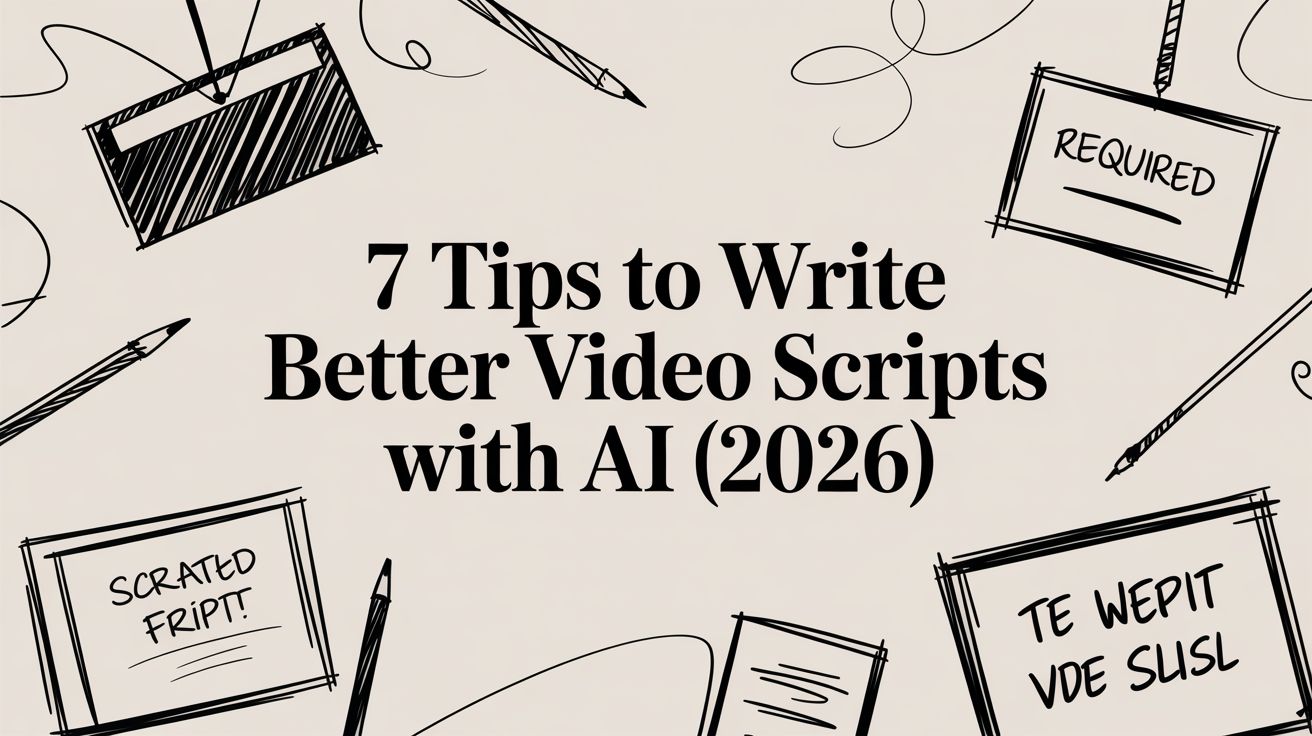 7 Tips to Write Better Video Scripts With AI (2026) - Guide of AI Tool