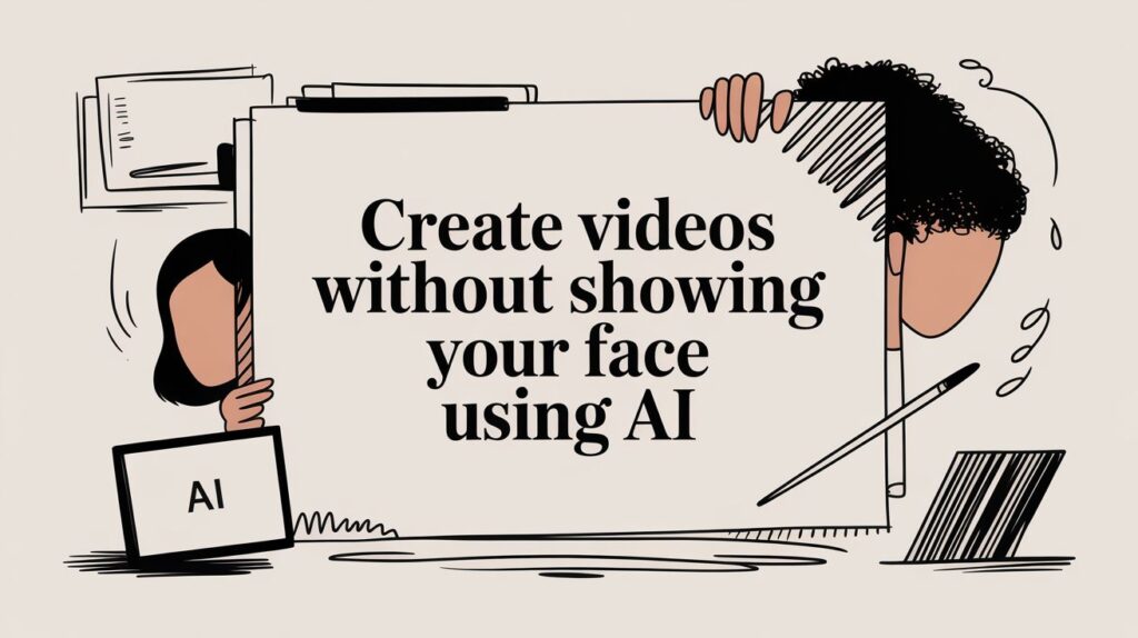 create videos without showing your face