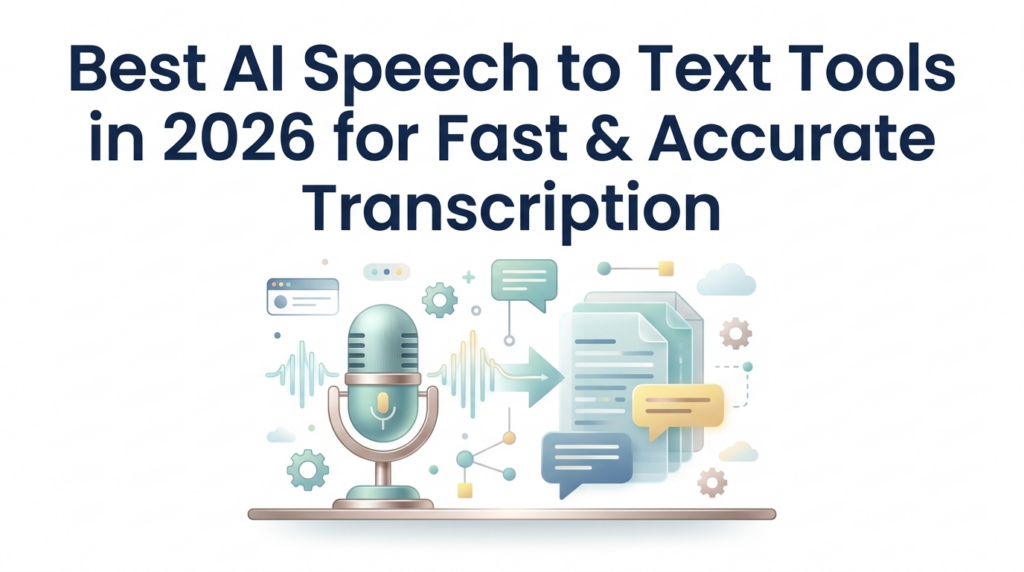 Speech to text tools