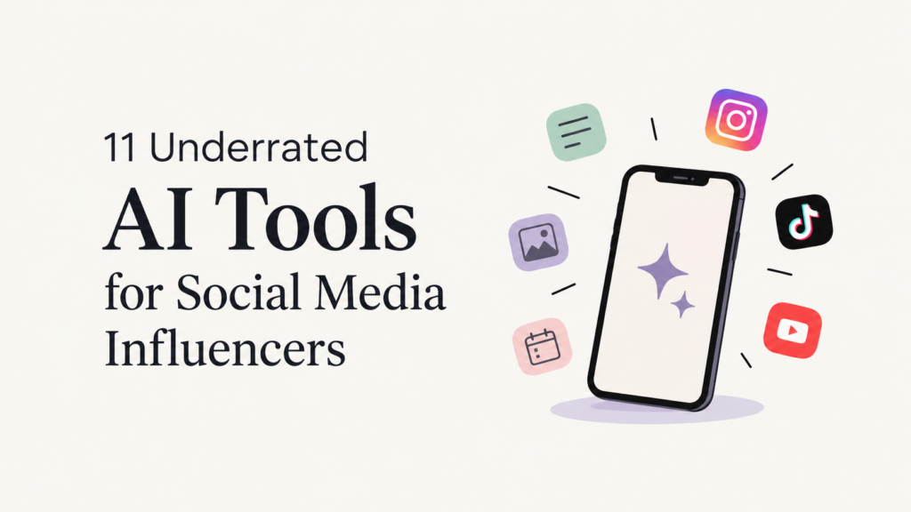 AI Tools for Social Media Influencers