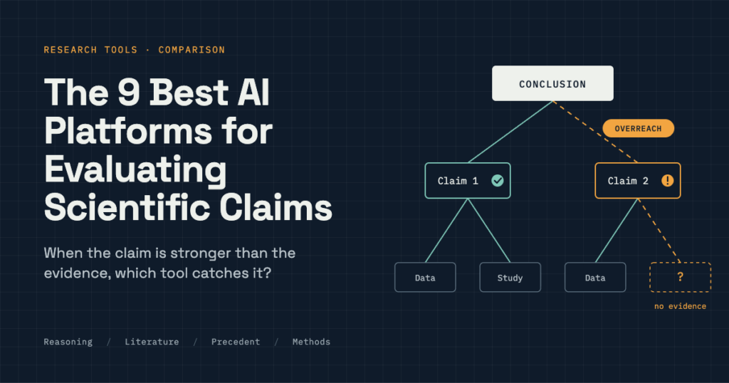 AI Platforms for Evaluating Scientific Claims