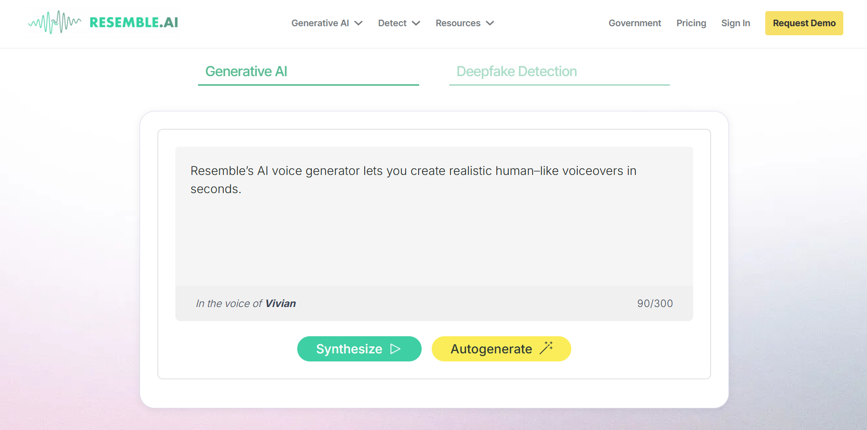 Resemble AI Best AI Voice Generator Cloning Tool For Realistic Resemble AI Best AI Voice Generator Cloning Tool For Realistic
